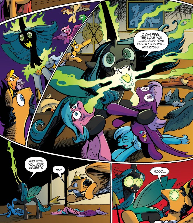 885199__safe_queen+chrysalis_idw_spoiler-colon-comic_artist-colon-andypriceart_spoiler-colon-comicfiendshipismagic5_king+orion.jpeg